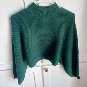 Green sweater from These Three Boutique! Perfect for winter, very light weight!